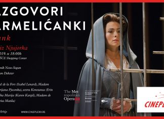 Razgovor Karmelićanki - Bioskop Cineplexx UŠĆE Shopping Centar; Foto PR